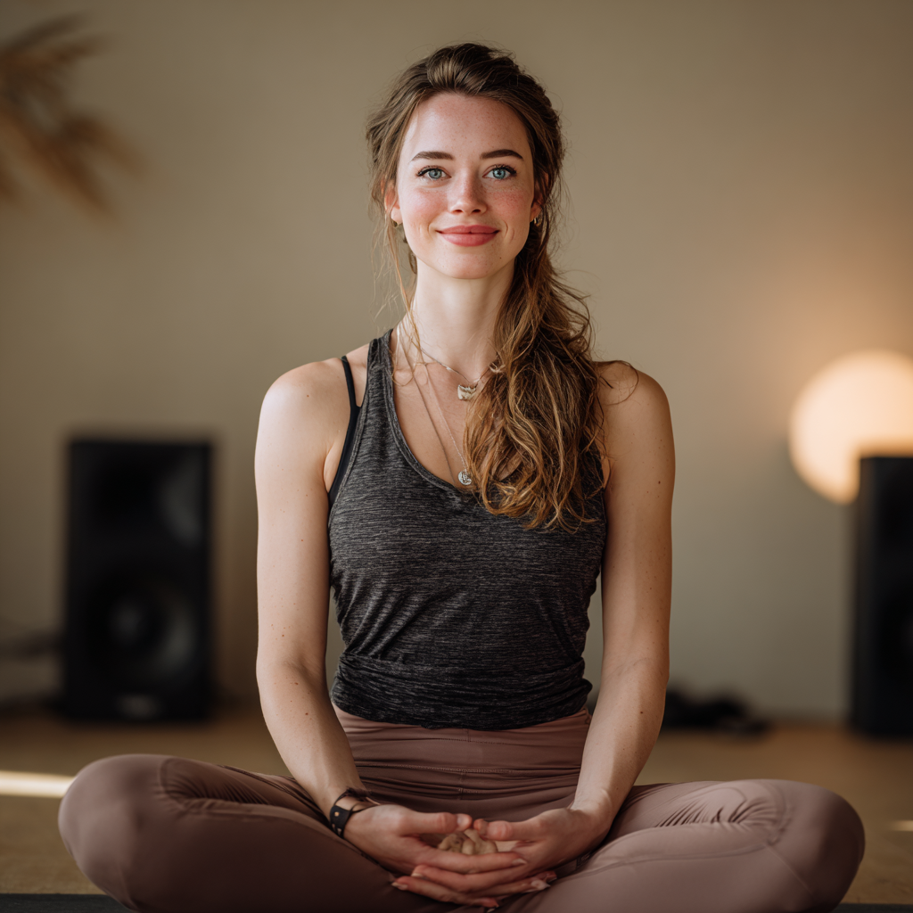 Consultant yoga discutând cu clientul